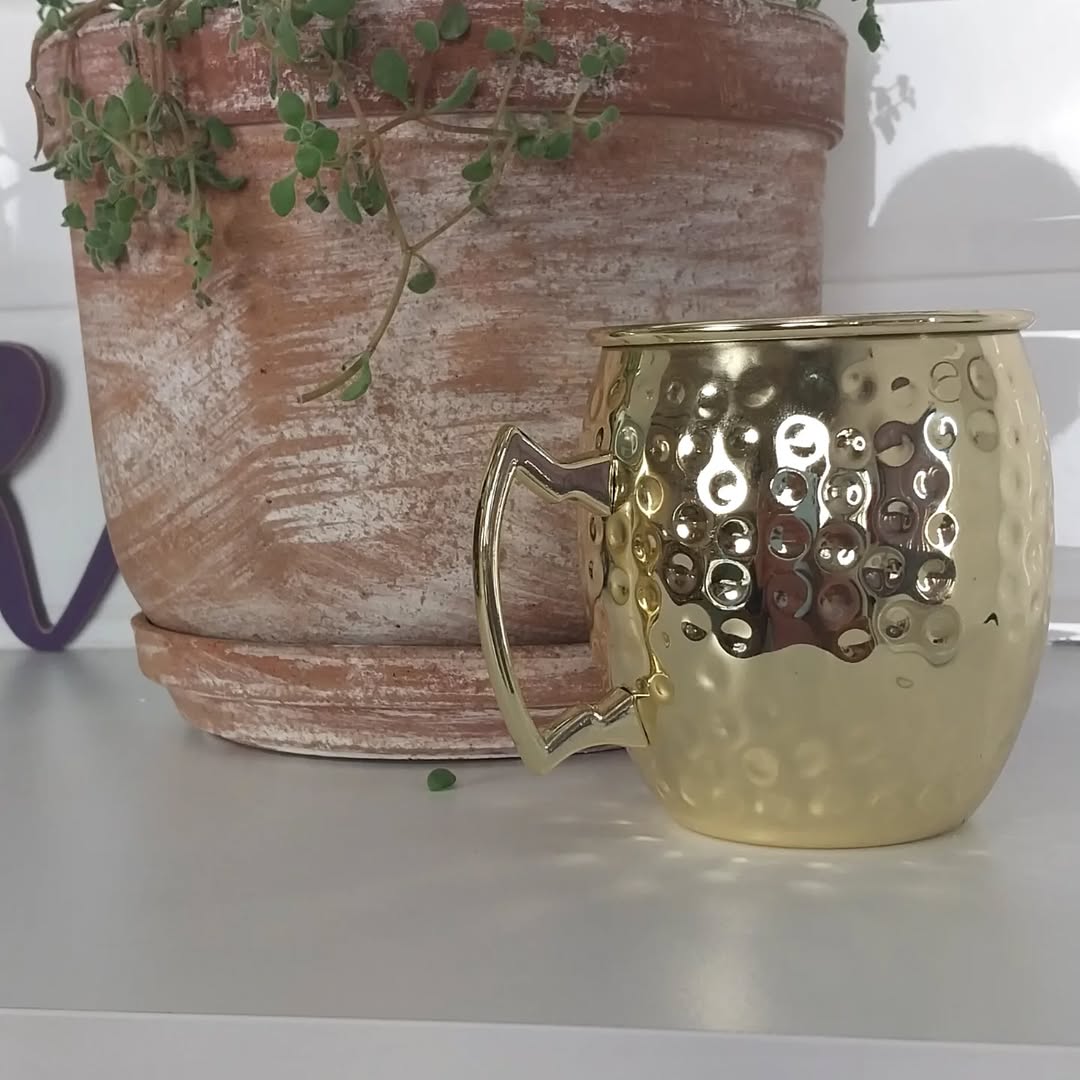 Classic Gold Moscow Mule Mugs
