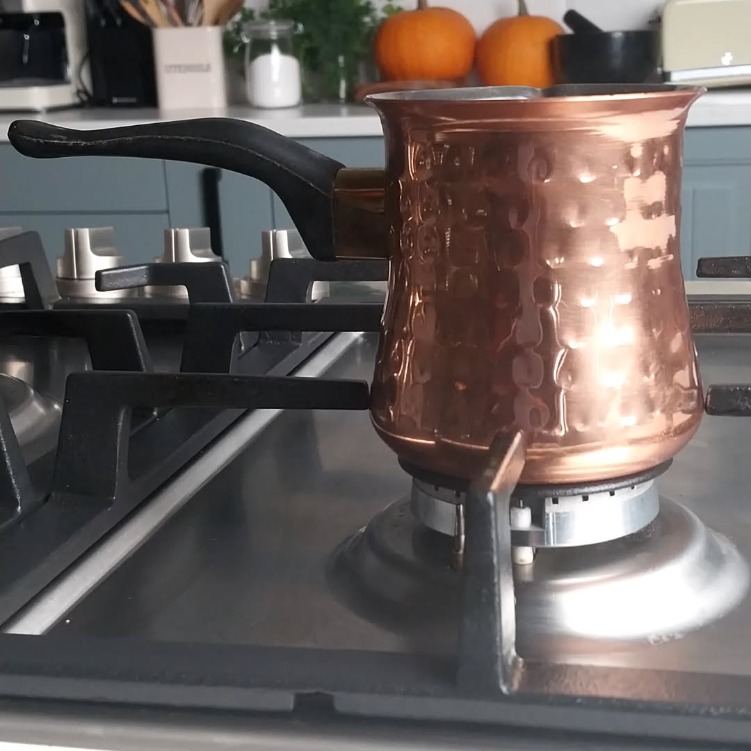 Hammered Copper Turkish Coffee Pot