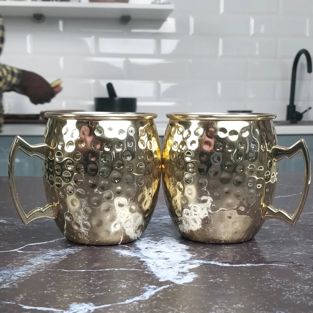 Classic Gold Moscow Mule Mugs