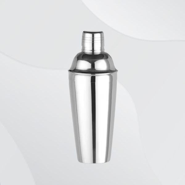Silver Cocktail Shaker - 500ml