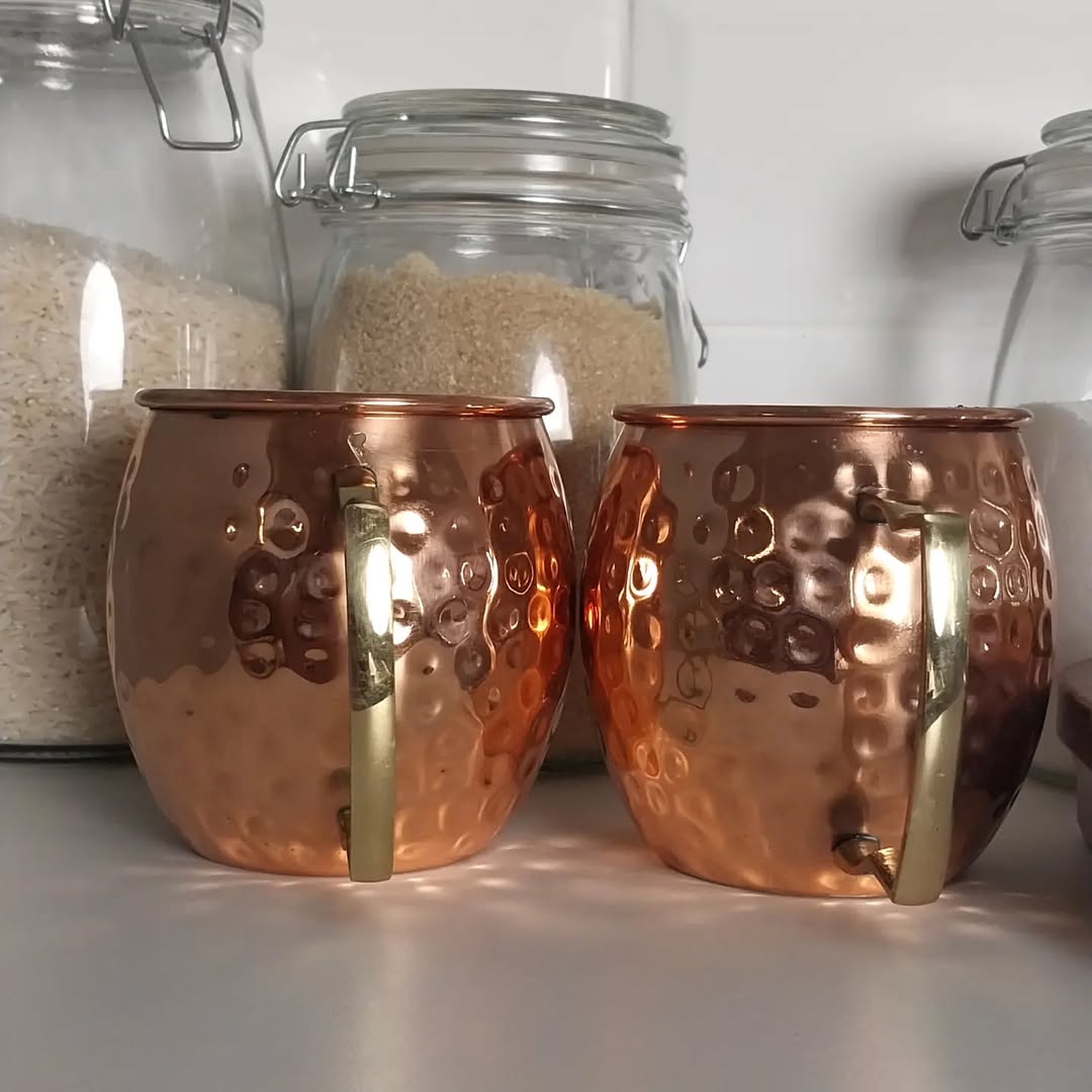 Classic Copper Moscow Mule Mugs
